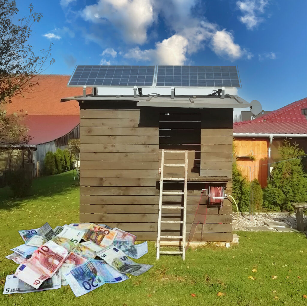 Förderung für Photovoltaik im Garten