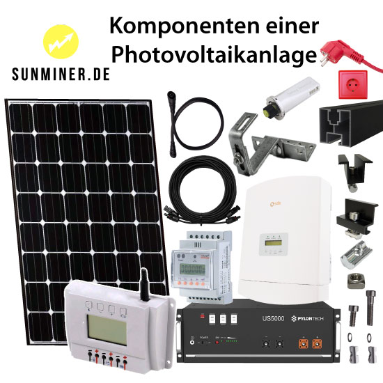 Komponenten Photovoltaik