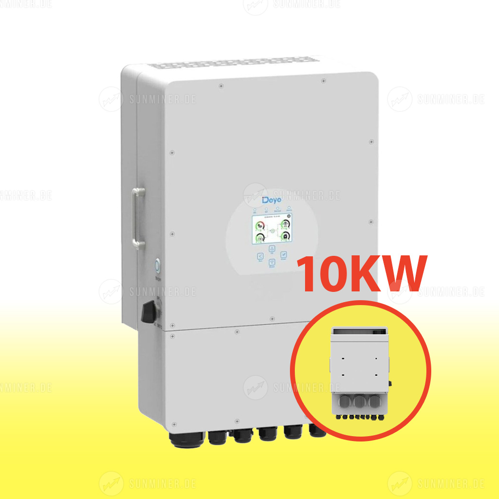 Deye Hybrid-Wechselrichter 10 kW - SUN-10K-SG04LP3-EU 10kW - Photovoltaik  Sunminer